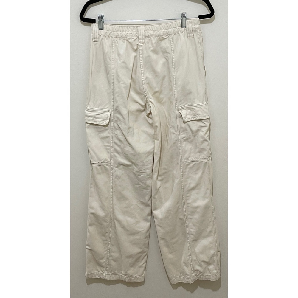 PacSun Cream Cargo Pants Utility Low Rise Puddle, Small - Picture 6 of 12